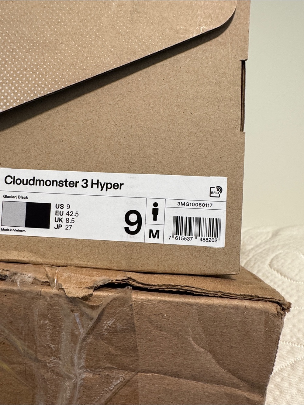 Cloudmonster 3 Hyper Men’s 9 - Picture 5 of 6